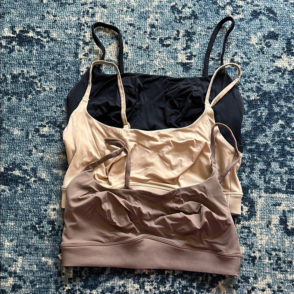 Women's Intimates & Sleepwear Bras - Black, Cream, and Brown Set
